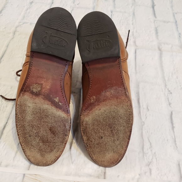 Justin Boots lace up boots size 6½ made in USA - Picture 7 of 15